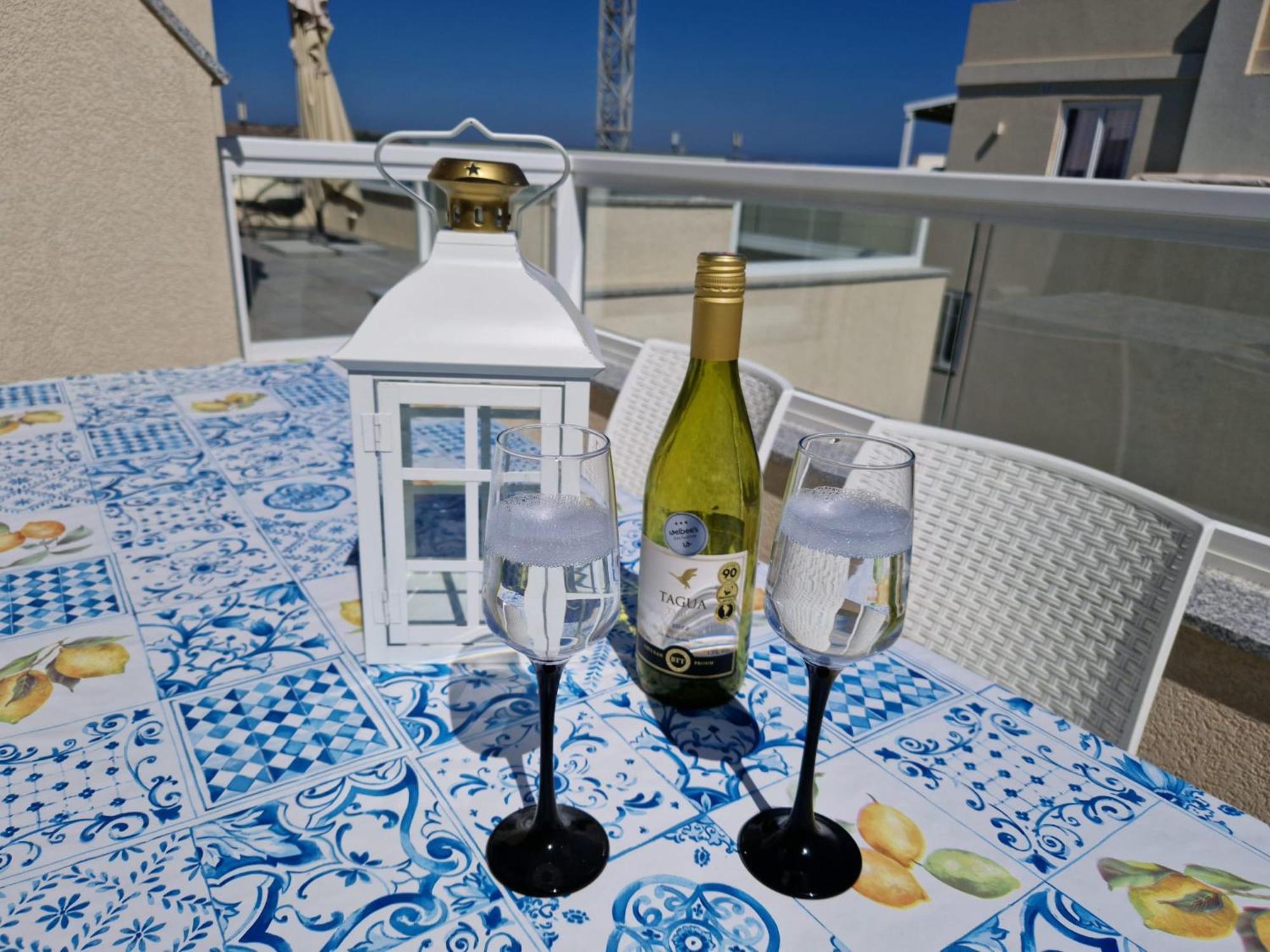 Apartamento Sea View New Penthouse Terrace & Garage Parking Bahía de San Pablo Exterior foto
