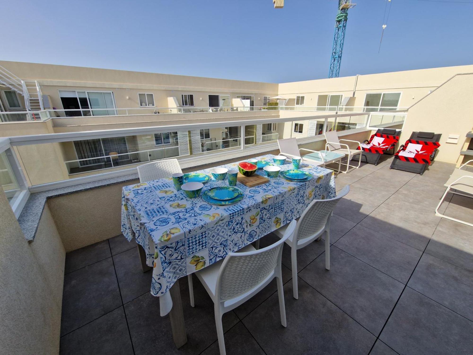 Apartamento Sea View New Penthouse Terrace & Garage Parking Bahía de San Pablo Exterior foto
